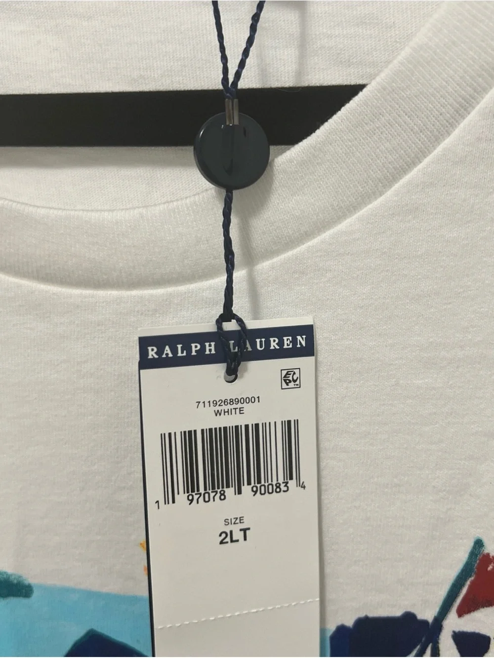 Polo Ralph Lauren Men’s Sailboat Jersey T-Shirt Sz 2XLT NWT